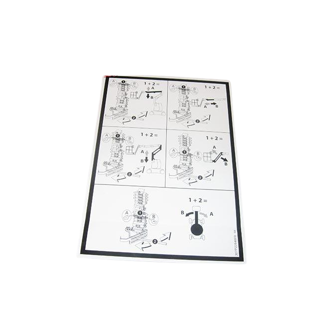 307P228460 Repair, Troubleshooting Decal | Genuine Haulotte