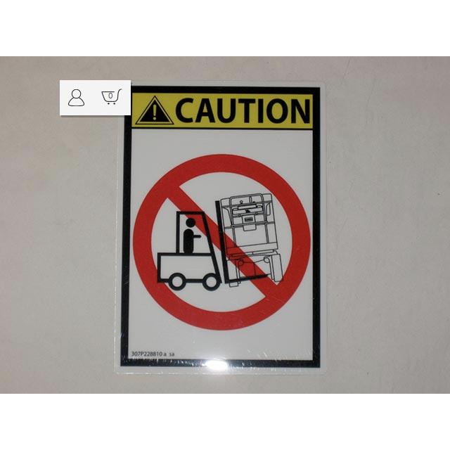 307P228810 Deacal Caution | Genuine Haulotte