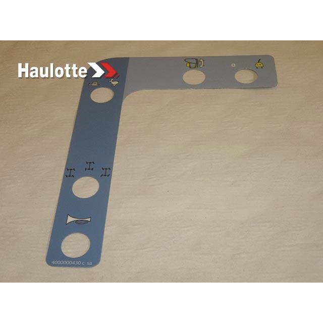 4000000430 Left Label Basket Control Box | Genuine Haulotte