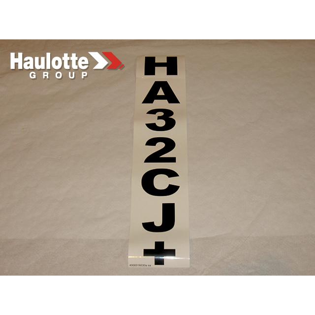 4000016030 Decal, Icon, Black Vertical | Genuine Haulotte