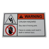 4000024770 Decal-Warning-Crush Hazard | Genuine Haulotte