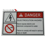 4000024810 Decal-Danger-Do Not Spray Elecrical | Genuine Haulotte