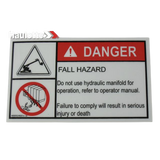 4000024820 Decal-Danger-Fall Hazard | Genuine Haulotte