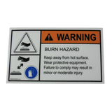 4000025040 Decal-Warning-Burn Hazard | Genuine Haulotte