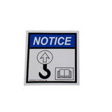 4000027330 Decal-Notice-Anchorage Point | Genuine Haulotte