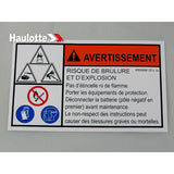 4000068120 Hand Injury Label | Genuine Haulotte