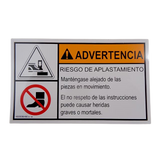 4000086480 Feet Injury Label | Genuine Haulotte