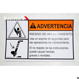 4000086500 Hand Injury Label | Genuine Haulotte