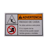 4000086610 Feet Injury Label | Genuine Haulotte