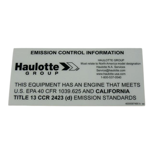 4000097490 Information Explanation | Genuine Haulotte