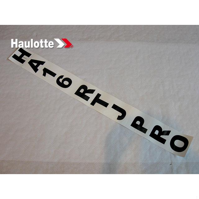 4000138110 Commercial Name Label | Genuine Haulotte