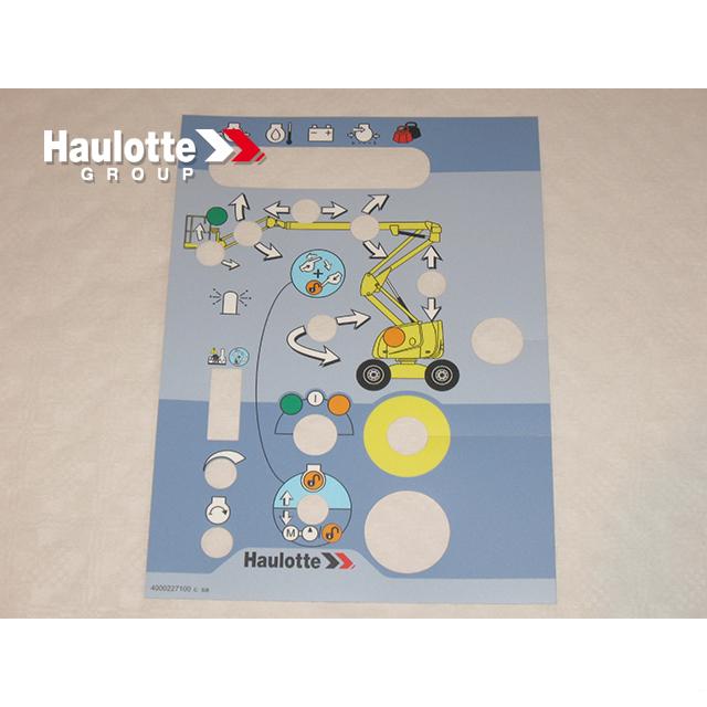 4000227100 Turret Control Panel Ha16 18 | Genuine Haulotte