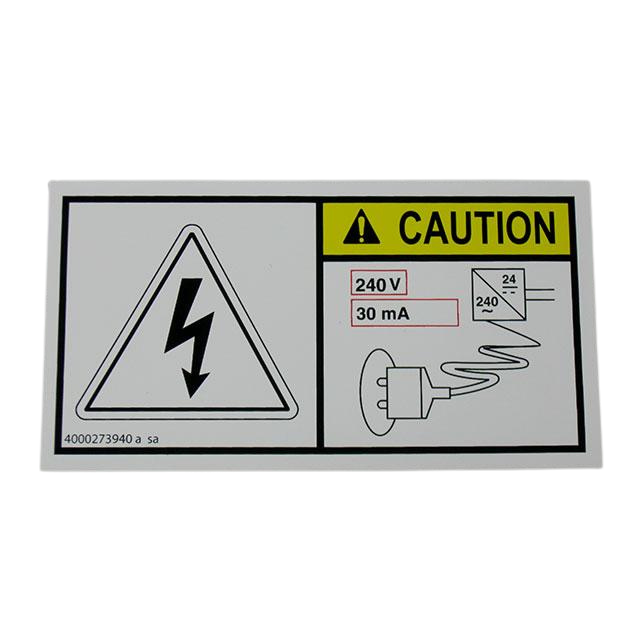 4000273940 Electrocution Risk Label 30Ma | Genuine Haulotte