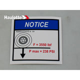 4000325410 Ground Pressure Load 10Us | Genuine Haulotte
