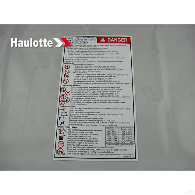 4000326910 Troubleshooting | Genuine Haulotte