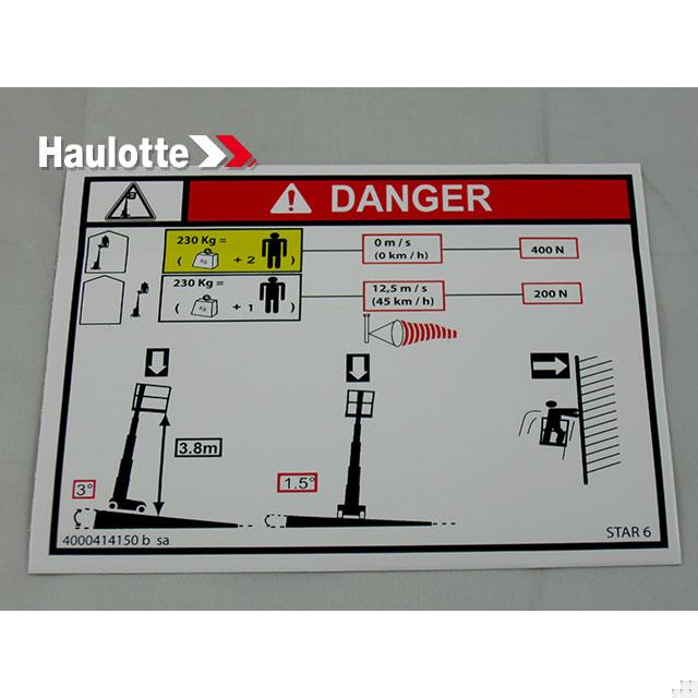 4000414150 Load Height 6 | Genuine Haulotte