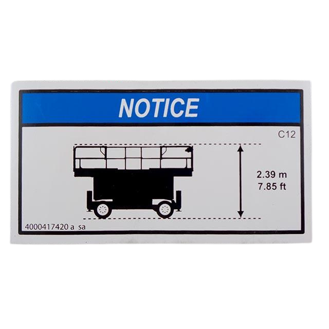 4000417420 Information Explanation C12 | Genuine Haulotte