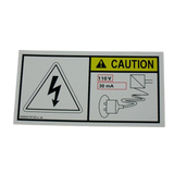 4000419150 Electrocution Risk Label 110V | Genuine Haulotte
