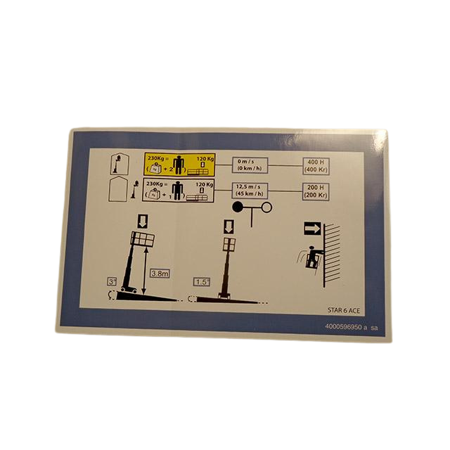 4000596950 Load Height 6 | Genuine Haulotte