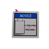 4000705250 Info-Explanation Label | Genuine Haulotte