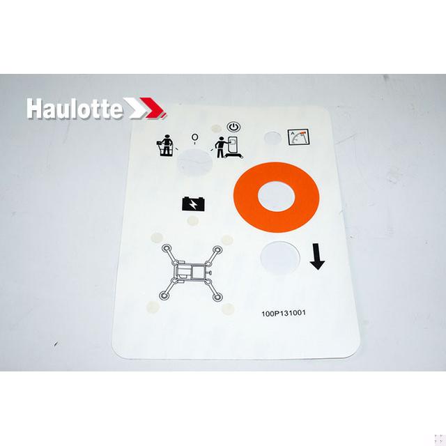 4000713260 Turret Control Panel Label | Genuine Haulotte