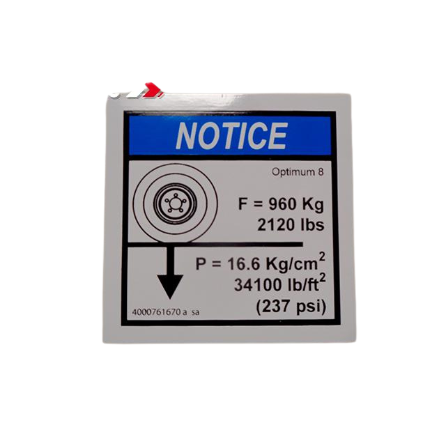 4000761670 Load Ground Pressure | Genuine Haulotte
