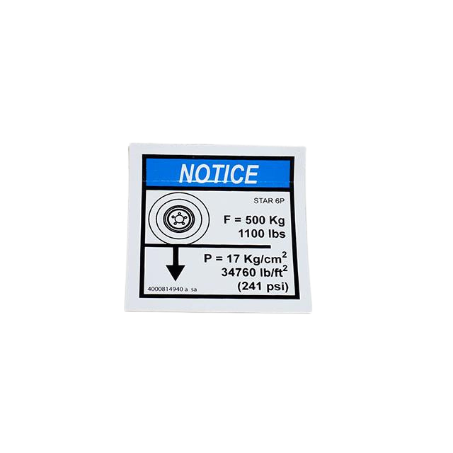 4000814940 Ground Pressure, Load | Genuine Haulotte