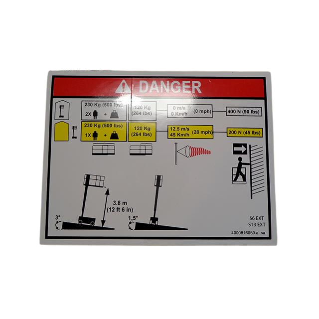4000816050 Load Height | Genuine Haulotte