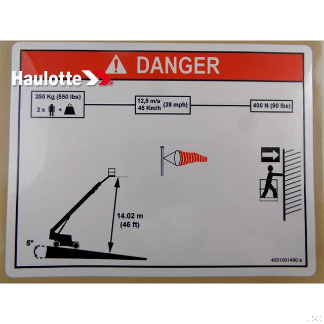 4001001490 Load Height Ht16Rtj O Pro | Genuine Haulotte