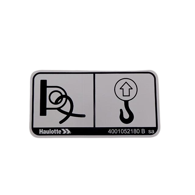4001052180 Machine Anchor Point Label | Genuine Haulotte