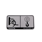 4001052180 Machine Anchor Point Label | Genuine Haulotte