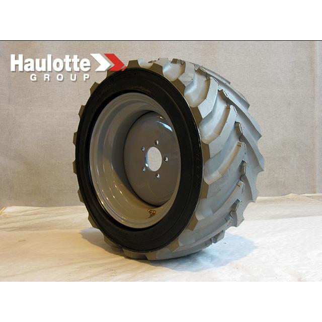 A-00786LH Non-Marking Left Hand 55Xa Tire & Rim | Genuine Haulotte