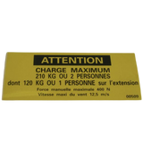 ABM00509 Label | Genuine Haulotte