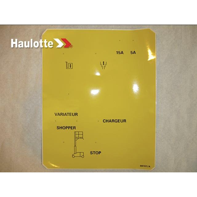 ABM08707A Label | Genuine Haulotte