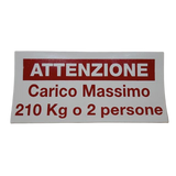 ABMA6064I Load Capacity Sticker | Genuine Haulotte