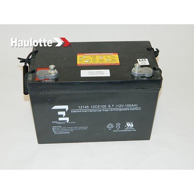 B01-04-0017 Battery-12V- 100 Ah, 27-Agm 12Ce100 | Genuine Haulotte