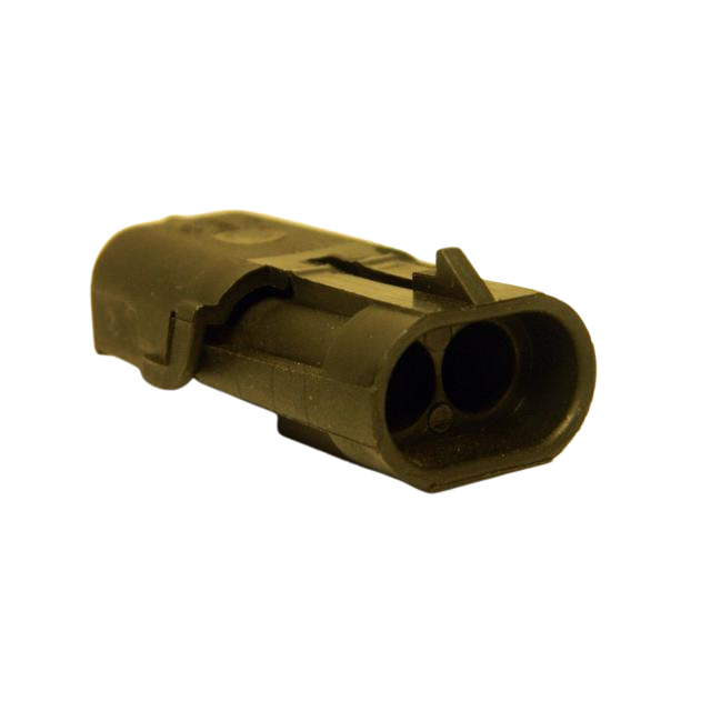 B01-09-0109 Connector-2 Male-Weather Pack | Genuine Haulotte