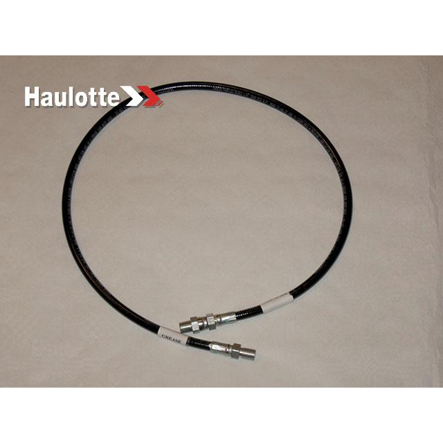 B02-01-0204 Hose-Grease-#2 X 32In With #2 Spl-Ptf | Genuine Haulotte
