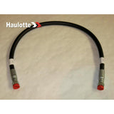 B02-01-0336 Hose, Hydraulic, #6 X 31In With #6 Fmorfs Str (Ret) (Blue) And #6 Fmorfs Str (Ret) (Blue) | Genuine Haulotte