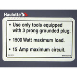 B06-00-0115 Decal-"Use Only Tools" 2In H | Genuine Haulotte
