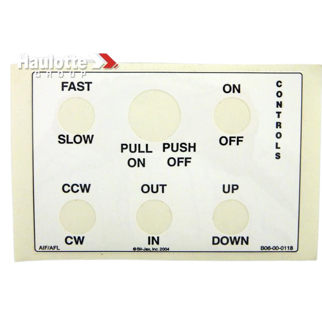 B06-00-0118 Decal