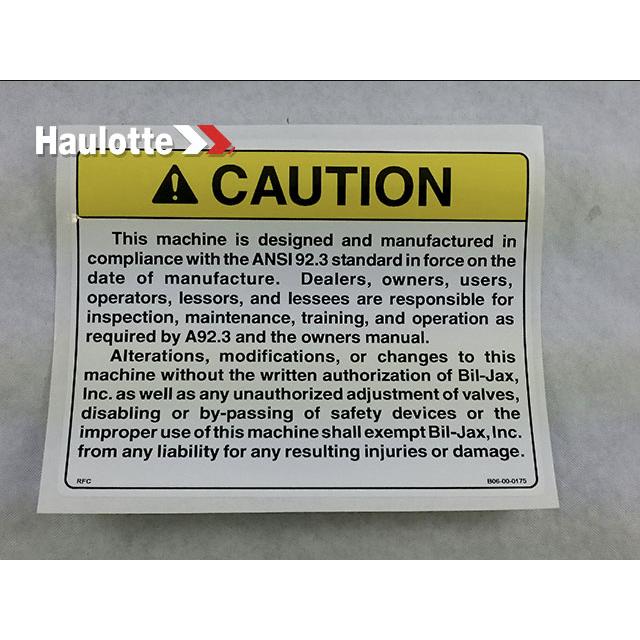B06-00-0175 Decal-