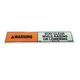 B06-00-0225 Decal-Warn-Stay Clear | Genuine Haulotte