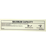 B06-00-0293 Decal-Capacity 350 Lbs | Genuine Haulotte