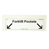 B06-00-0297 Decal-Fork Lift Pocket | Genuine Haulotte