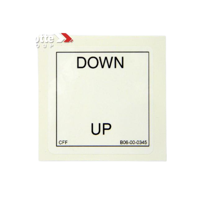 B06-00-0345 Decal-Down/Up 1.75 X 1.75 Die | Genuine Haulotte