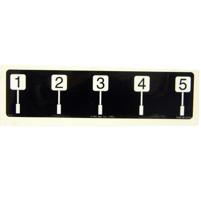 B06-00-0393 Decal-Basket Control, #Id, 6In | Genuine Haulotte