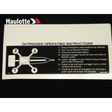 B06-00-0398 Decal-Outr Oper Instrs, 7Inwx | Genuine Haulotte