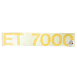 B06-00-0436 Decal-Et 7000 Model No-2 1/2In X 13In-Pms123C On Clear | Genuine Haulotte