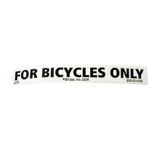 B06-00-0459 Decal-For Bicycles Only Blk | Genuine Haulotte